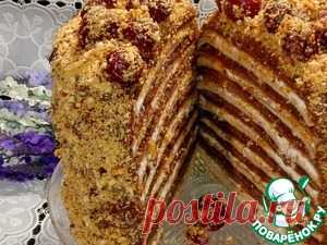 Блинный торт с маскарпоне "Обсыпной" – кулинарный рецепт