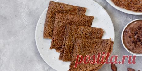 Шоколадные блины без молока: рецепт - Лайфхакер