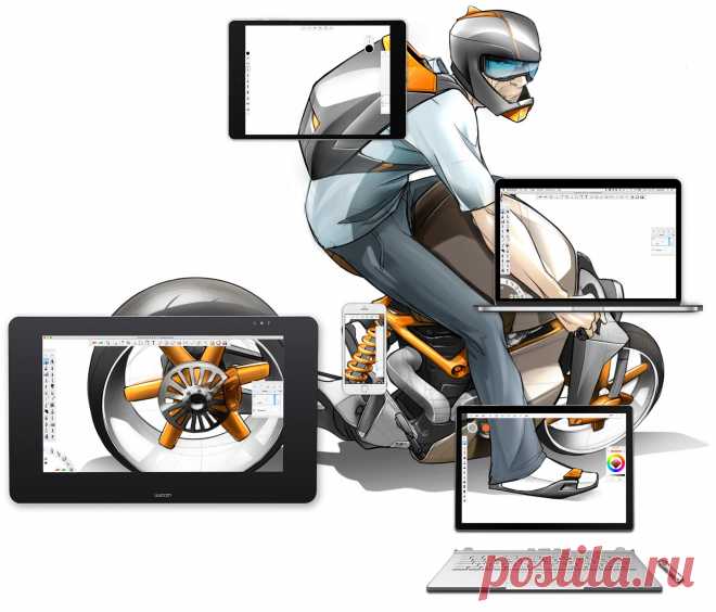 Autodesk SketchBook - drawing software for concept design, comic art, and digital sketching.