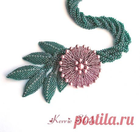 English Rose Necklace Tutorial - Kerrie Slade