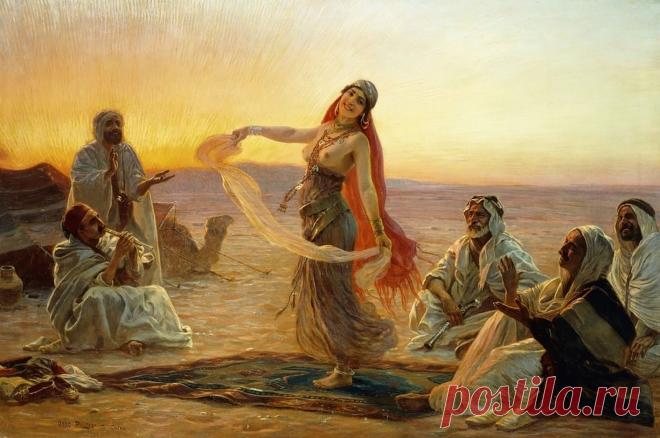 Арабский Восток.Художник Otto Pilny (1866 – 1936).