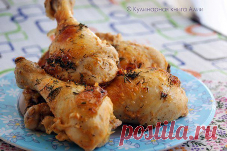 Курица, запеченная с майонезом и кетчу / Райская пища