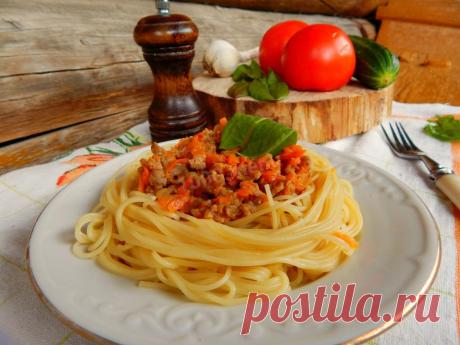 Паста болоньезе классическая рецепт с фото пошагово - 1000.menu