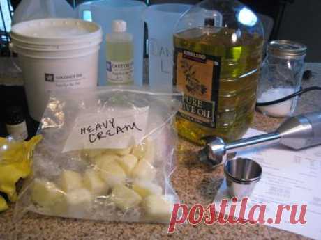 Milk Soap with Heavy Whipping Cream - How to Make Soap with Cream Milk
You can:

Use the milk in place of the water when making your lye solution
Use half water and half milk in the recipe - making your lye solution with the half water, and adding the milk to the oils
Use powdered milk added at trace