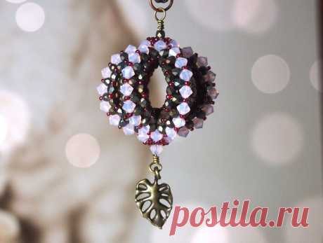 DIY jewelry making pattern Tutorial RAW beaded sphere beaded | Etsy