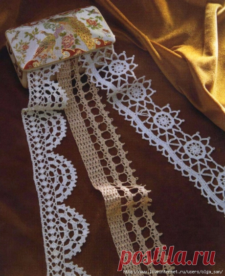 Ажурная тесьма, бордюры