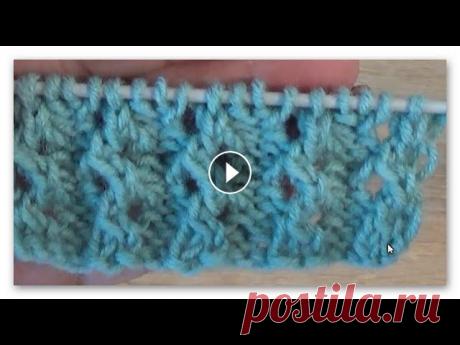 Красивый простой узор "Змейка"
вязание женских свитеров спицами с рисунком ромбы