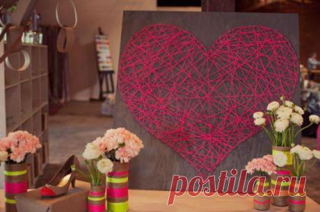 Картина из гвоздей и ниток: мастер-класс. Схемы, инструкции