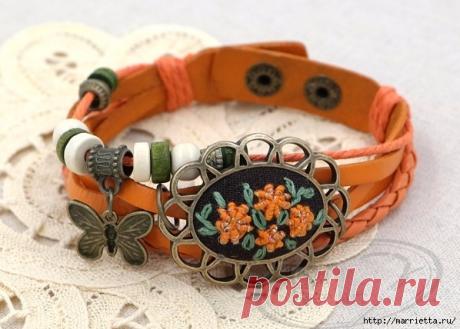 Украшения ручной работы с вышивкой. Для вдохновения