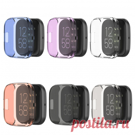 Bakeey Multi-color Transparent Soft TPU Rubber All-inclusive Watch Protector Cas - US$4.99