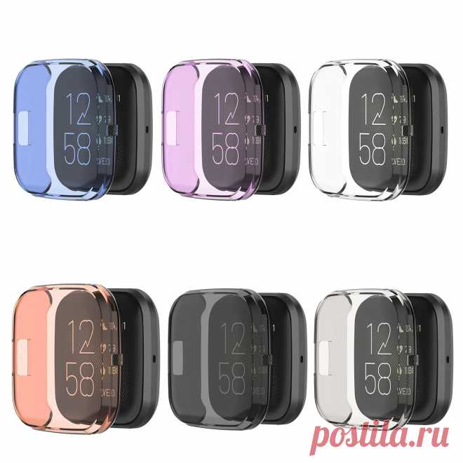 Bakeey Multi-color Transparent Soft TPU Rubber All-inclusive Watch Protector Cas - US$4.99