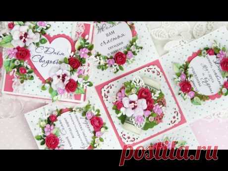 Свадебная коробочка для денежного подарка /скрапбукинг /wedding Explosion Box / scrapbooking - YouTube