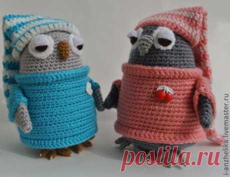 Мастер-класс: Сова-сплюшка - Ярмарка Мастеров - ручная работа, handmade