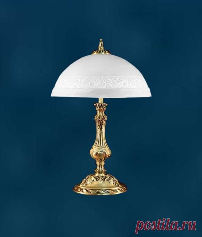 Светильник настольный с плафоном – латунь/стекло купить по цене 11 000 руб. в Москве — интернет магазин chudo-magazin.ru