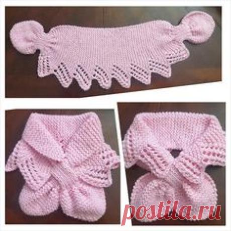 Hand stricken Spitze Halstuch / Hals wärmer / von QuiltNCrochet