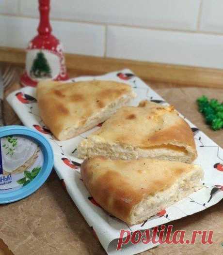 Осетинский пирог с сыром и творогом