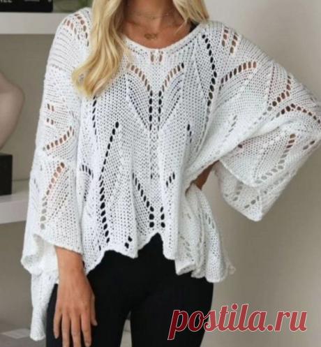 Изящные летние пуловеры. Идеи и схемы. | Вяжем вместе - вяжем стильно. | Дзен
