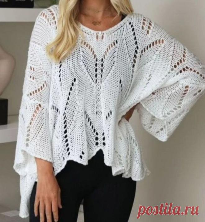 Изящные летние пуловеры. Идеи и схемы. | Вяжем вместе - вяжем стильно. | Дзен