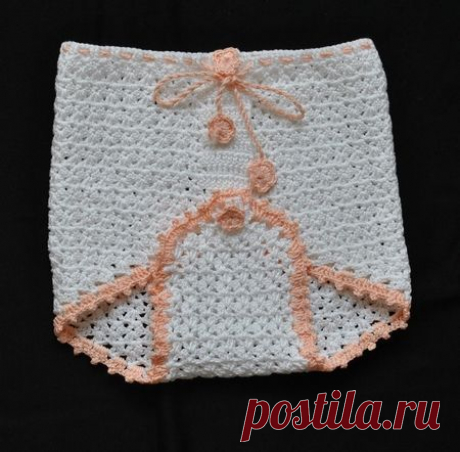 Вяжем крючком Трусики для малышки мастер класс » Вязание крючком - схемы, видео, уроки