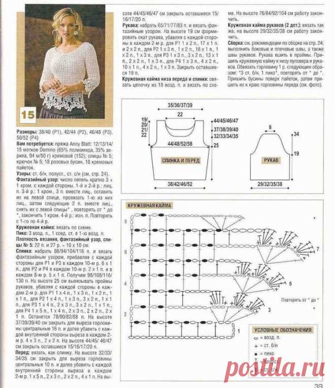 crochelinhasagulhas: Blusa branca de crochê