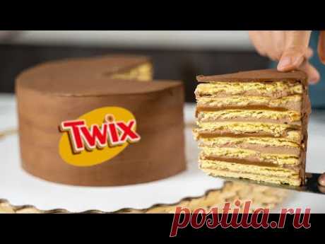 Торт "TWIX"🍪 ЛЮБИМЧИК всех детей👶🏼 МЯГКИЙ и ПЕСОЧНЫЙ торт - Я - ТОРТодел!