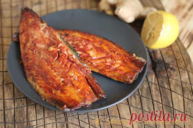 Скумбрия в томатной глазури в духовке