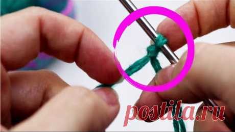 СЕКРЕТ ПРОСТ! | Ни больше, ни меньше| Длина нити при наборе петель – та, которая нужна