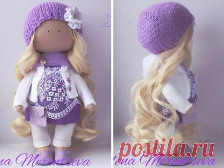 Rag doll Handmade doll Fabric doll Tilda doll by AnnKirillartPlace