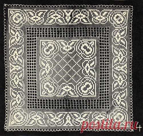 Салфетки, скатерти, уголки, прошвы. Филейное вязание.. Обсуждение на Блоги на Труде