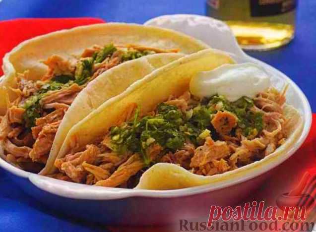 Рецепт: Тортильи с мясом на RussianFood.com