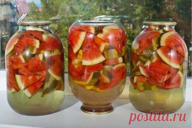 6 отличных рецептов соленых арбузов в банках