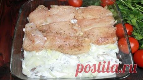 Самый простой и вкусный рецепт из куриного филе в духовке