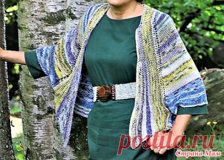 Накидка MELAINGE SOPHISTIQU. Спицы. - ВЯЗАНАЯ МОДА+ ДЛЯ НЕМОДЕЛЬНЫХ ДАМ - Страна Мам