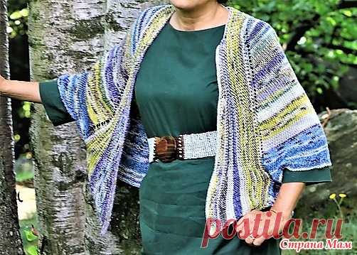 Накидка MELAINGE SOPHISTIQU. Спицы. - ВЯЗАНАЯ МОДА+ ДЛЯ НЕМОДЕЛЬНЫХ ДАМ - Страна Мам