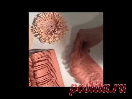 Center for giant paper flower by Seattle Giant Flowers