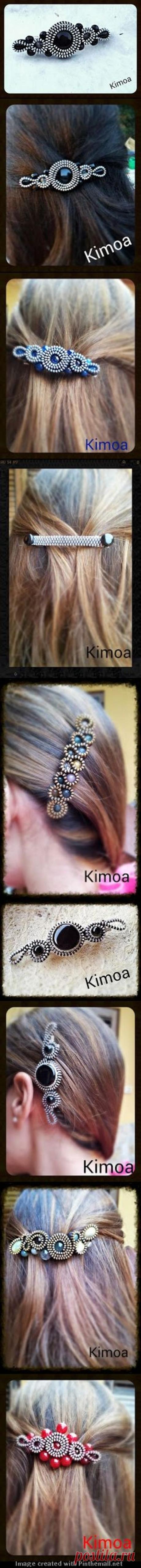 Awesome zipper hair clips!