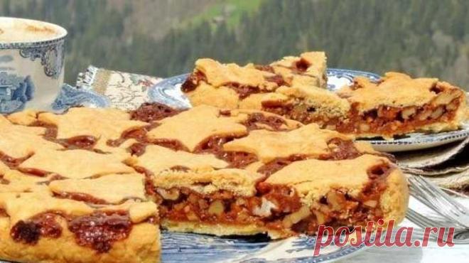 Швейцарский ореховый пирог | Рецепты "Вкуснятинки"