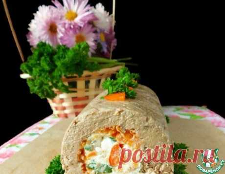 Паштет-рулет &quot;Праздничный&quot; – кулинарный рецепт