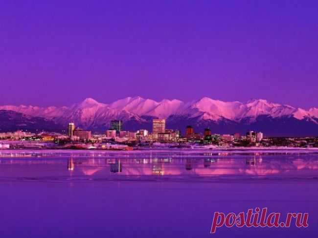 Самые живописные места на планете (фото) - Полюс Мира
Анкоридж, Аляска, США