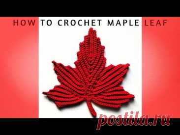 How to crochet maple leaf- part 2 🍁🍁