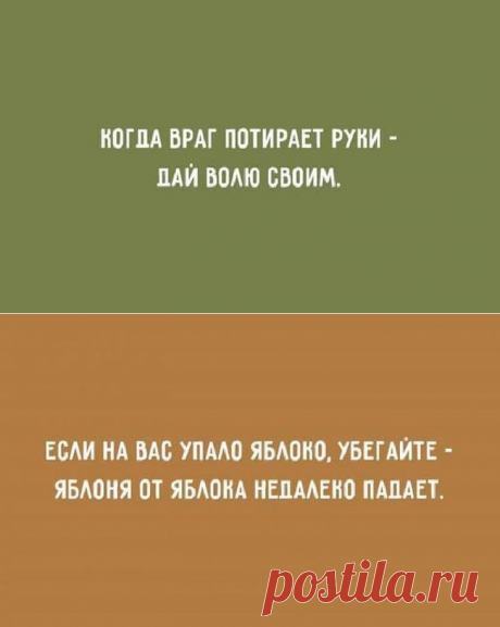 Эти открытки буквально наполнены оптимизмом и здравым сарказмом