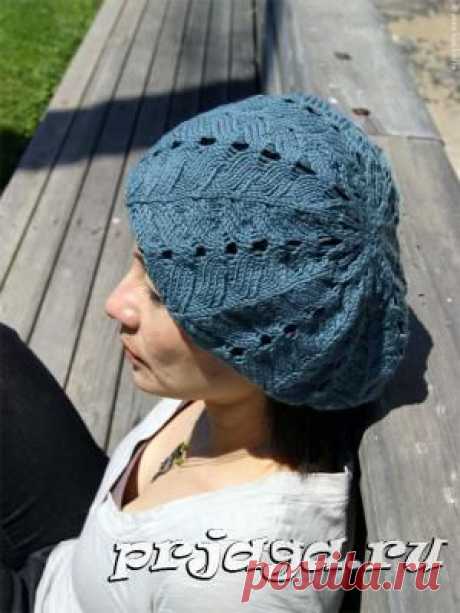 Женская шапка и берет спицами или крючком