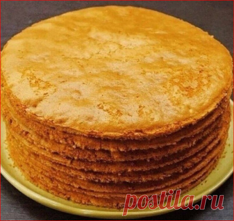 Коржи для вкуснейшего торта - нежные на сметане. Делаю 8-10 коржей за 30 минут на сковороде | Вкусно и полезно | Дзен