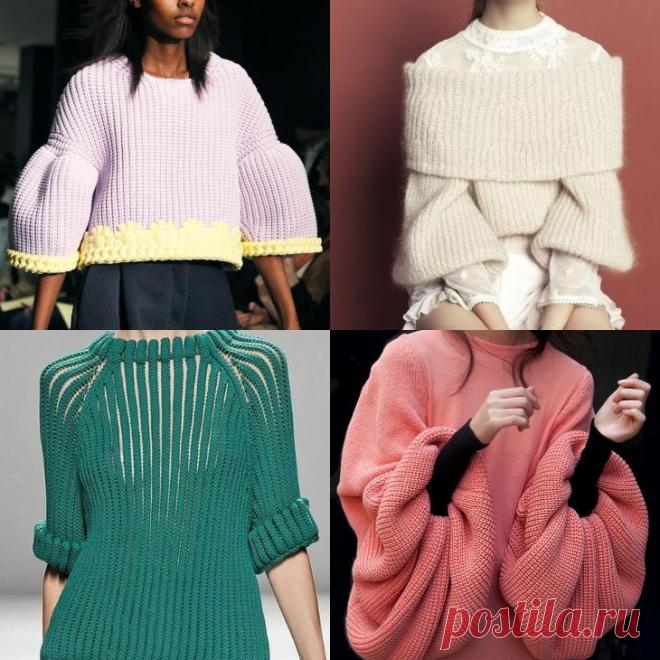 Модные женские свитера осень-зима 2017-2018