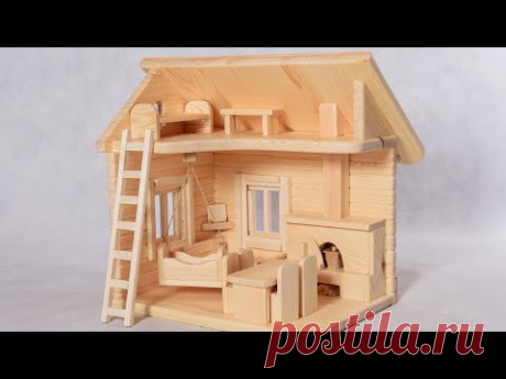 Кукольный домик из дерева. Часть 1. Делаем стулья для кукол