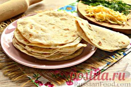 Рецепт: Тортилья (пшеничная лепешка) на RussianFood.com