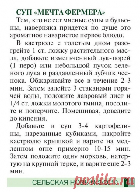 Суп &quot;Мечта фермера&quot;