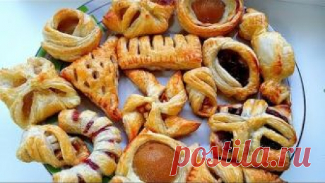 14 Вариантов слоек / Выпечка из слоеного теста / Слойки с начинкой