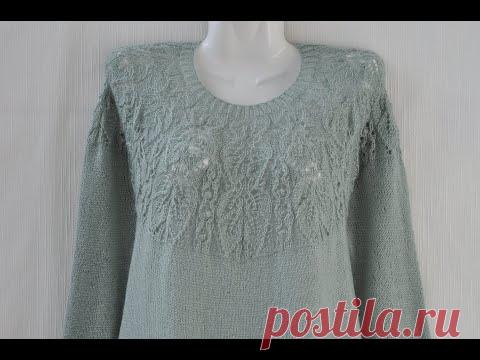 #вязание​ Красивая кофточка//Мята//Мастер класс
