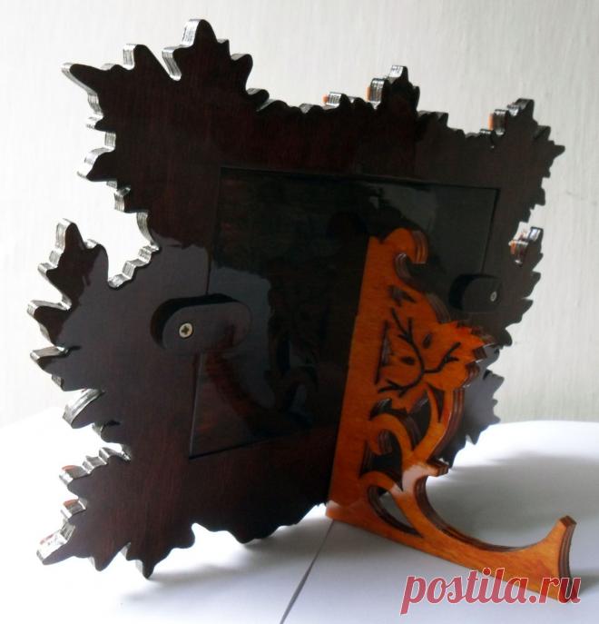 Фоторамка напольная 10*15. Вид с тыла.